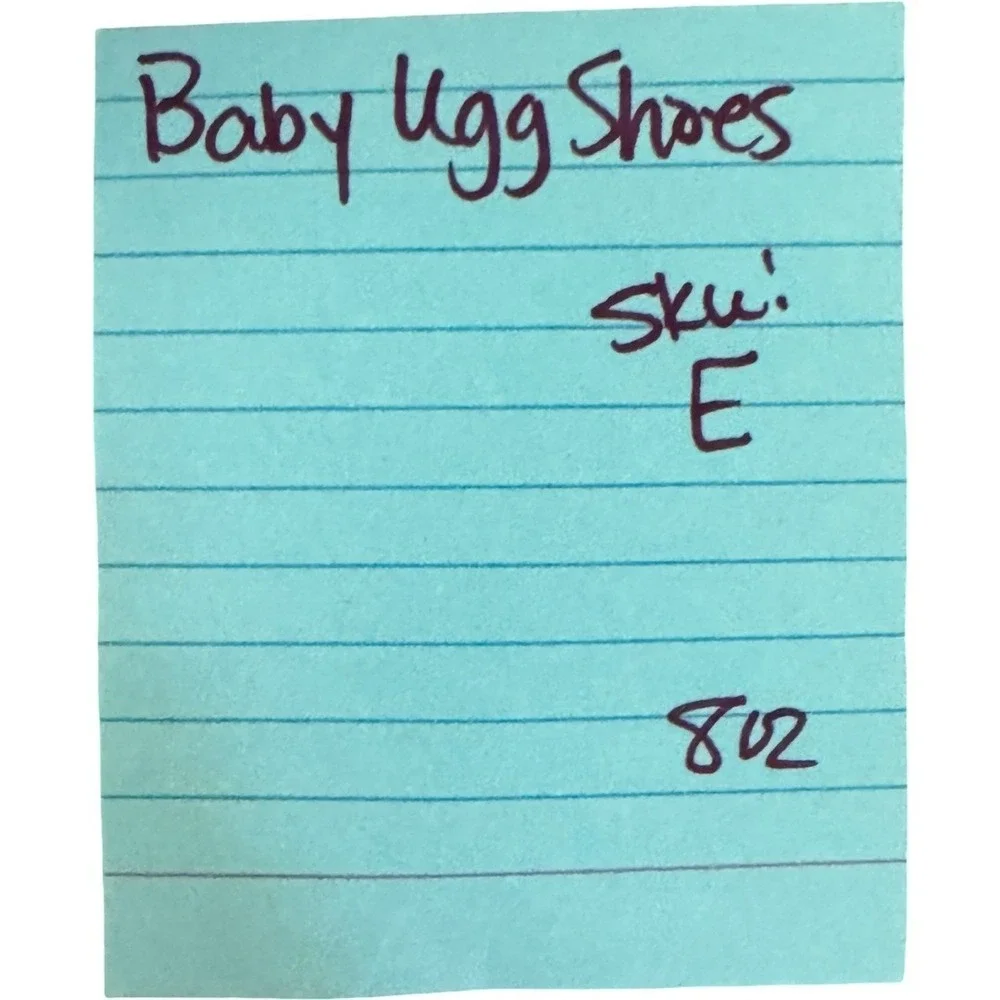 UGG‎ Bixbee Booties Infant Size 0/1 Chestnut Brown Faux Fur Soft Sole Shoes